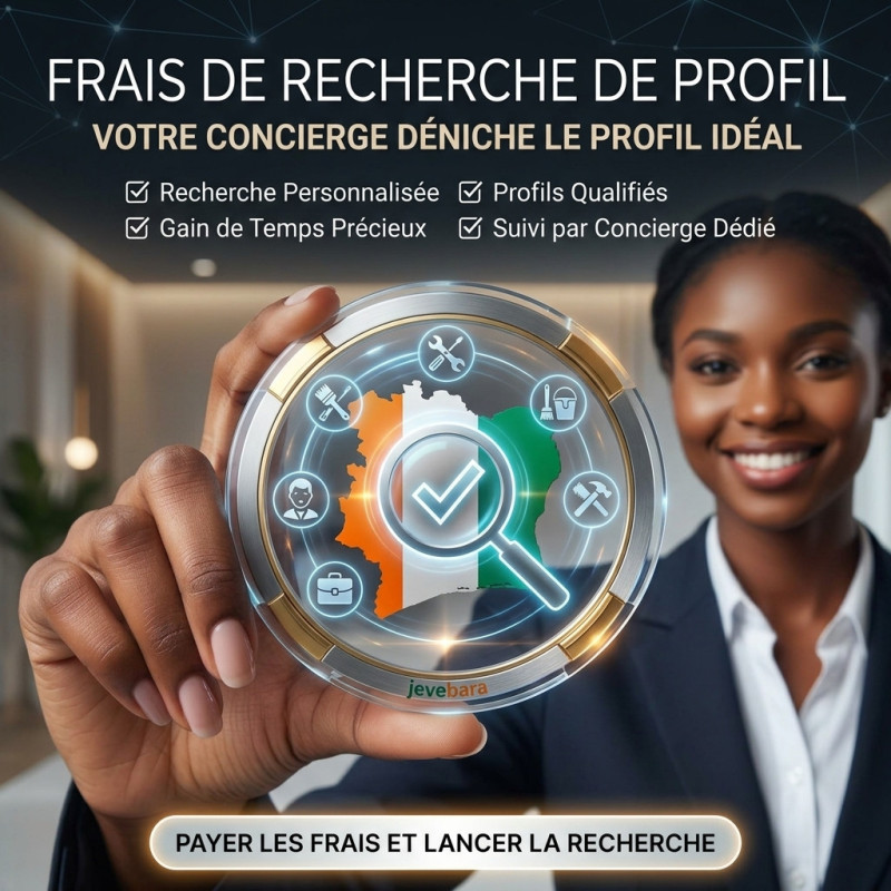 Conciergerie - Frais de recherche de profil