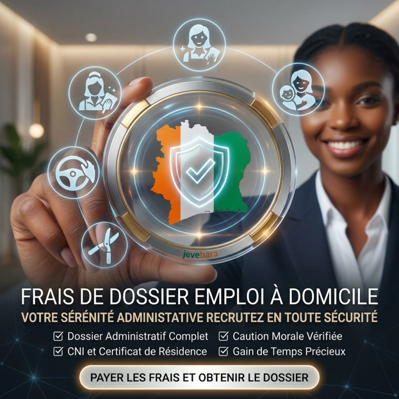 Conciergerie - Frais de dossier emploi à domicile